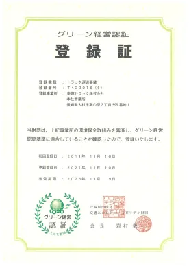 登録証